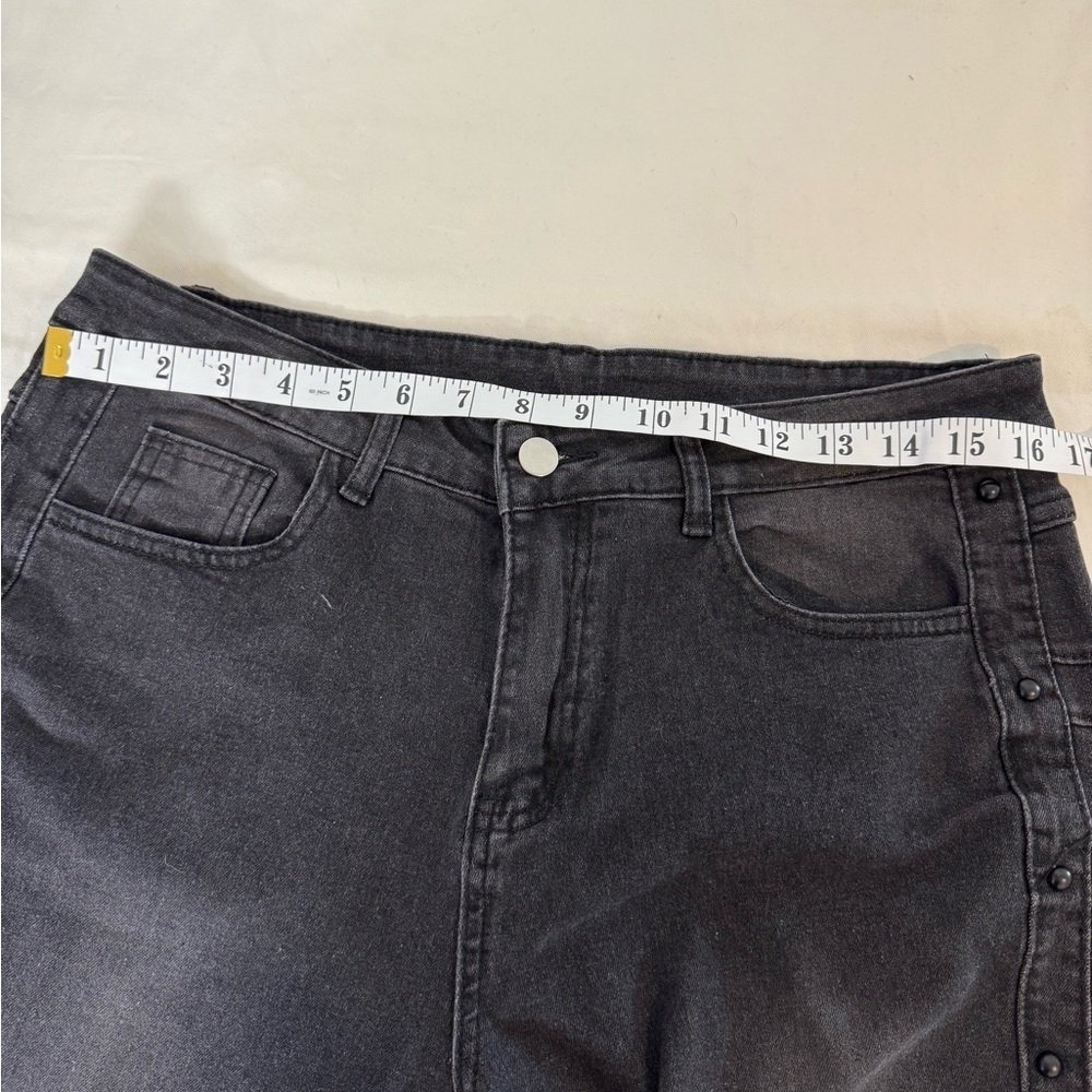 Flared Jeans Women's High Waist Slim Fit Bell Bottom Straight Bootcut Denim 2XL - Picture 8 of 11